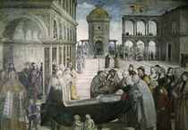 Pinturicchio, Begraebnis Hl.Bernhardin von klassik art