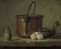 J.B.S.Chardin, Stillleben mit Kupferkess von klassik-art