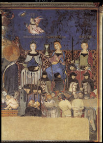 A.Lorenzetti, Tugenden Spes, Magnanimit. by klassik art