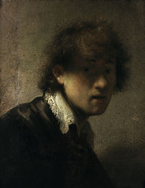 Rembrandt, Jugendliches Selbstbildnis by klassik art