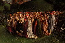 Maertyrerinnen / Jan v.Eyck, Genter Altar von klassik-art