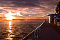 Alaskan Sunset Cruise by Ken Williams