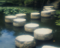 Stepping Stones Heian Jingu Kyoto Japan by Panoramic Images