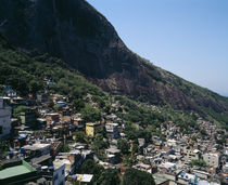High angle view of a city, Favela, Rio De Janeiro, Brazil von Panoramic Images
