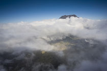 Clouds around a mountain viewed from Piton Maido Peak by Panoramic Images