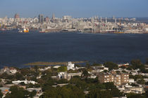 Buildings at the waterfront, Cerro De Montevideo, Montevideo, Uruguay by Panoramic Images
