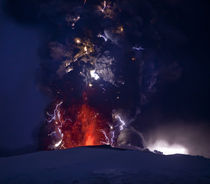 Erupting volcano, Eyjafjallajokull, Iceland by Panoramic Images