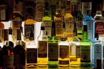 Bottles of Liquor, De Luan's Bar, Ballydowane, County Waterford, Ireland von Panoramic Images