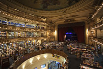 Interiors of a bookstore, El Ateneo, Avenida Santa Fe, Buenos Aires, Argentina by Panoramic Images