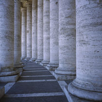 Columns of a building, St. Peter's Square, Rome, Italy von Panoramic Images