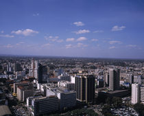 Aerial view of a city, Nairobi, Kenya by Panoramic Images