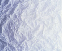 Close up of crinkled white fabric von Panoramic Images