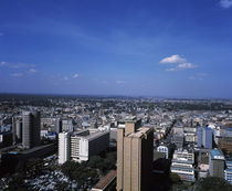 Aerial view of a city, Nairobi, Kenya von Panoramic Images