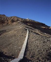 Stepped walkway passing through hillside, Valley Of The Kings, Luxor, Egypt by Panoramic Images