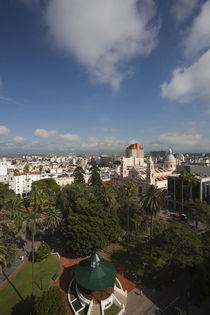 Buildings in a city, Plaza 9 De Julio, Salta, Argentina von Panoramic Images