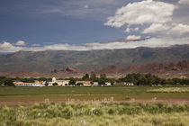 Town on a hill, Molinos, Calchaqui Valleys, Salta Province, Argentina von Panoramic Images
