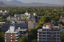 High angle view of a city, Mendoza, Argentina by Panoramic Images