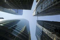 Low angle view of skyscrapers, Chicago, Cook County, Illinois, USA by Panoramic Images
