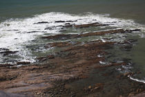Rock formations on the coast, La Paloma, Rocha Department, Uruguay von Panoramic Images