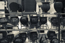 Mate cups at a market stall, Plaza Constitucion, Montevideo, Uruguay von Panoramic Images