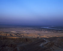 Panoramic view of a landscape, Nile River, Egypt by Panoramic Images