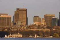 Buildings at the waterfront, Charles River, Boston, Massachusetts, USA by Panoramic Images