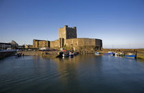 Carrickfergus Castle(1177) and Harbour, County Antrim, Ireland by Panoramic Images