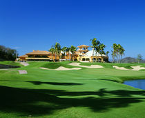 Golf course at Isla Navadad Resort in Manzanillo, Colima, Mexico by Panoramic Images