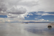 Clouds over a salt flat, Salinas Grandes, Jujuy Province, Argentina von Panoramic Images
