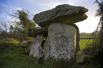 The Megalithic Knockeen Dolmen, Near Tramore, County Waterford, Ireland by Panoramic Images