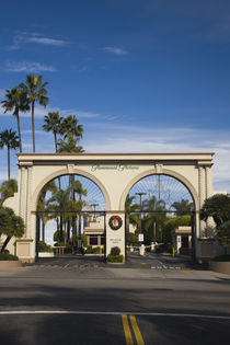 Entrance gate to a studio von Panoramic Images