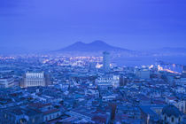 High angle view of a city, Naples, Campania, Italy von Panoramic Images