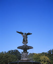 Fountain in a park by Panoramic Images