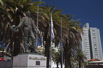 Low angle view of a statue of General Artigas von Panoramic Images