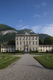 Facade of a building, Villa La Quiete, Tremezzo, Lakes Region, Lombardy, Italy von Panoramic Images