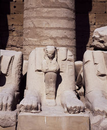 Ruins of statues, Valley Of The Kings, Luxor, Egypt by Panoramic Images