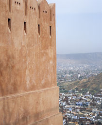 View from temple of Monkeys, J aipur, Rajasthan, India von Panoramic Images