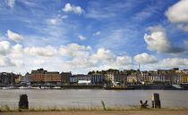 Waterford City Skyline from the North Bank of the River Suir von Panoramic Images
