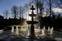 Fountain in the Millennium Garden, Lismore, County Waterford, Ireland von Panoramic Images