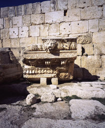 Ruins of a temple, Temple of Bacchus, Baalbek, Lebanon by Panoramic Images