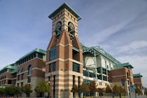 Low angle view of a building, Minute Maid Field, Houston, Texas, USA von Panoramic Images