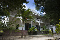 Low angle view of a doctor's house in a former Leper colony von Panoramic Images
