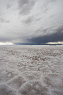 Clouds over a salt flat, Salinas Grandes, Jujuy Province, Argentina von Panoramic Images