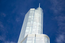 Low angle view of a skyscraper, Trump Tower, Chicago, Cook County, Illinois, USA by Panoramic Images