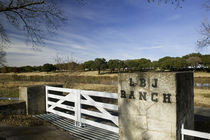 Close-up of a gate in a park by Panoramic Images