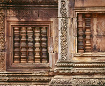 Carving details on the walls, Angkor Wat, Cambodia von Panoramic Images
