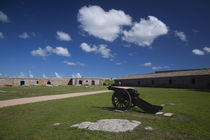 Cannon in the courtyard of a fortress by Panoramic Images