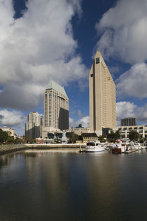 Buildings at the waterfront, San Diego, California, USA von Panoramic Images