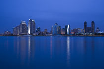City at the waterfront viewed from Coronado, San Diego, California, USA von Panoramic Images