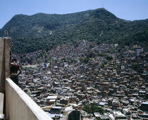 High angle view of a city, Favela, Rio De Janeiro, Brazil by Panoramic Images